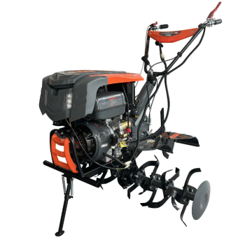 Motocultor T1400 Evotools PLUS Pornire Electrica cu Far, Capota si Roti de Transport / P[CP]: 14